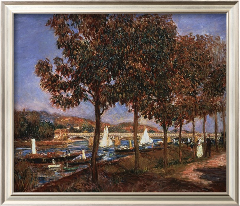 Le Pont D Argenteuil - Pierre Auguste Renoir Painting